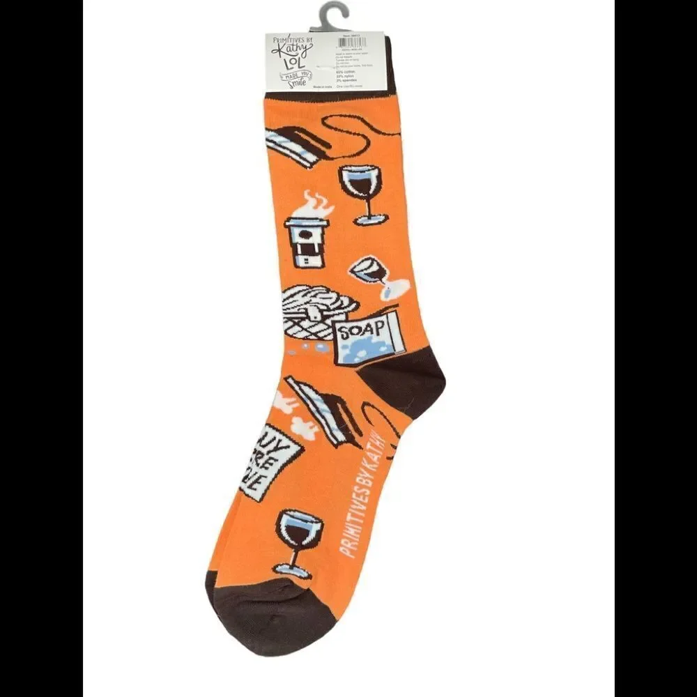 New Primitives by Kathy Mom Life socks, one size